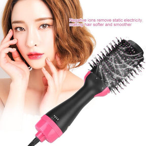 One-Step Electric Hair Dryer Comb  Dryer  The Khan Shop