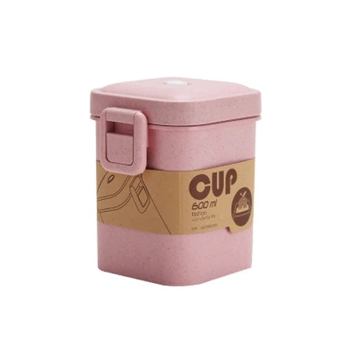 Separate Microwave Oven Light Lunch Box  oven Pink-soup The Khan Shop
