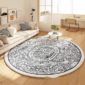 Round Carpet Large Area Rugs For Living Room Bedside Floor Mat  Area Rugs  The Khan Shop