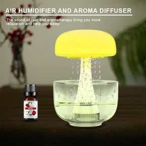 Jellyfish Raindrop Humidifier Ultrasonic Atomization Seven-color Ambience Light The Khan Shop