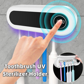 Wall Mounted Toothbrush Holder Smart Toothbrush  Bathroom Accessories  The Khan Shop