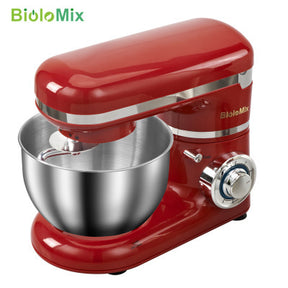 1200W 4L Stainless Steel Bowl 6-speed Kitchen Food Stand Mixer  Juicer & Blender default The Khan Shop