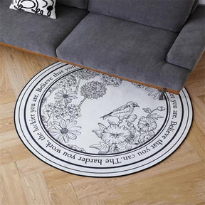 Round Carpet Large Area Rugs For Living Room Bedside Floor Mat  Area Rugs  The Khan Shop