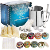 Practical DIY Candle Making Kit Candles Craft Tool Set Pouring Pot Wicks Wax Kit The Khan Shop