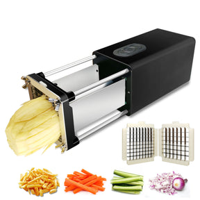 Kitchen Gadget Electric French Fry Cutter With Blades Stainless Steel The Khan Shop