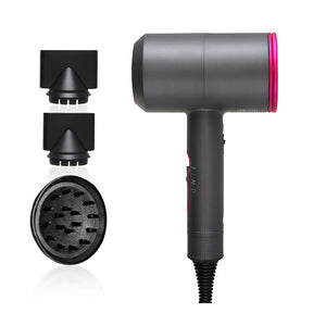 Hotel hair dryer  Dryer Grey-rose-3accessories-US The Khan Shop