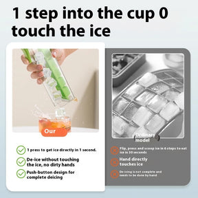 Ice Cube Mold Household Ice Maker Food Grade Press Ice Tray The Khan Shop