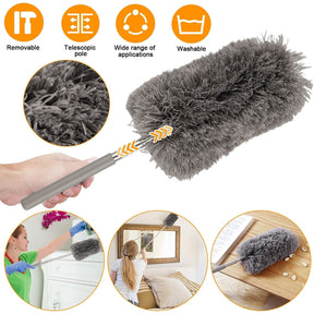 Microfiber Dusting Duster Feather Brush Household Extendable Cleaning Dust Tool  Cleaning Tool  The Khan Shop