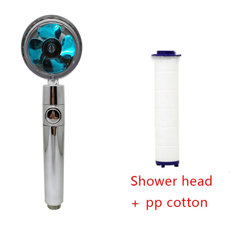 Shower Head Water Saving Flow 360 Degrees Rotating  Bathroom Accessories Set4 The Khan Shop