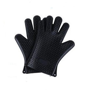 Food Grade Silicone Heat Resistant BBQ Glove  oven  The Khan Shop