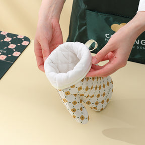 Anti-Scalding Microwave Cotton Non-Slip Insulation Gloves  oven  The Khan Shop
