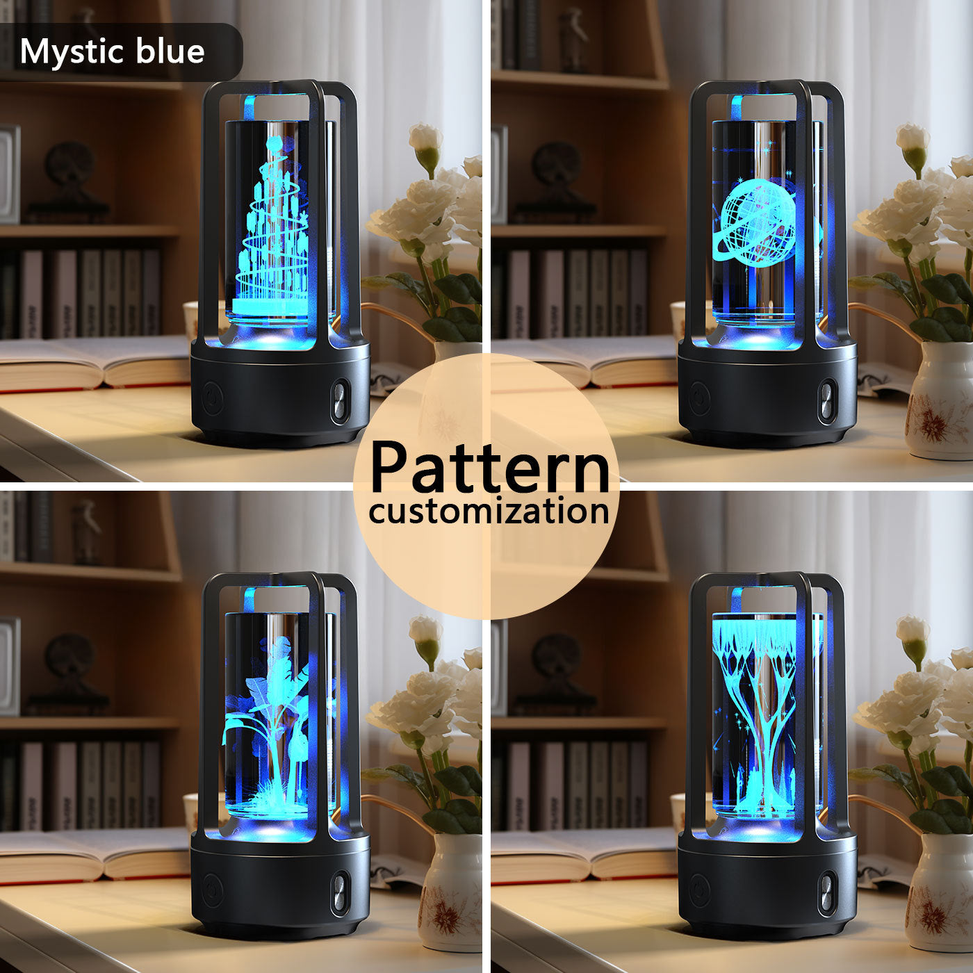 Audio Acrylic Crystal Lamp And Bluetooth Speaker Valentine's Day The Khan Shop