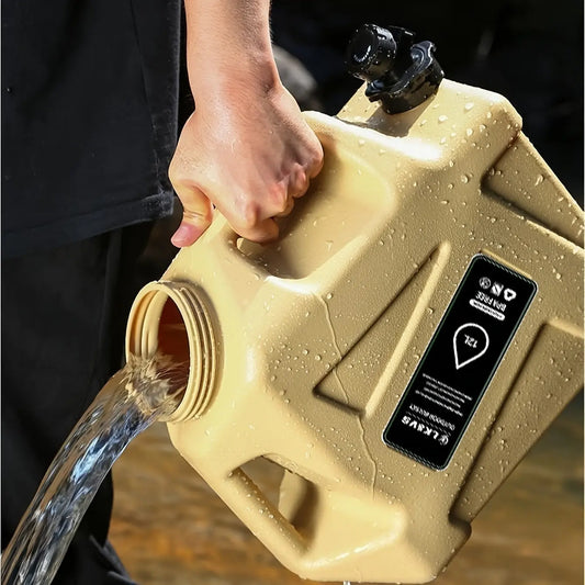 3.17gal Outdoor Tactical Water Storage Container -  Manual Water Dispenser KHAN SHOP LLC 