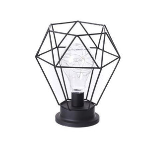 Minimalist hollow table lamps  Table Lamps Iron-diamond The Khan Shop
