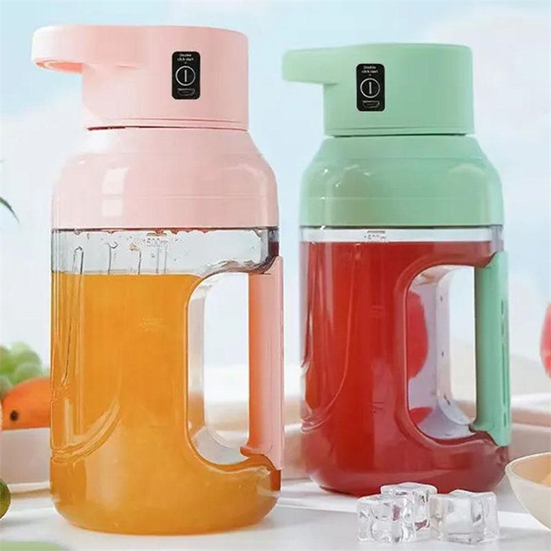 New Arrival Summer Electric Juicer Portable Large Capacity 1500ml  Sipper & Bottle  The Khan Shop