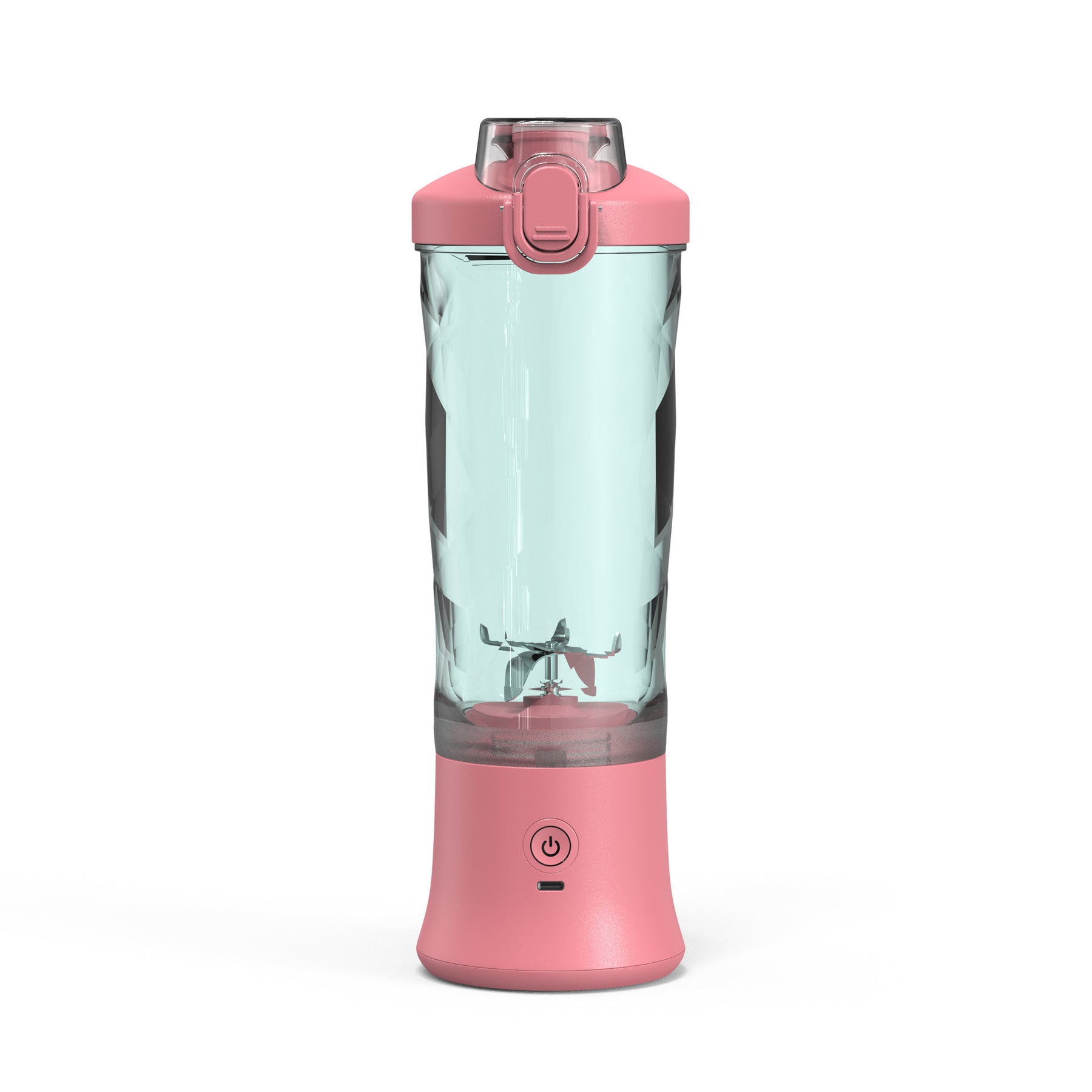 Portable Blender Juicer Personal Size Blender  Juicer & Blender Pink-USB The Khan Shop