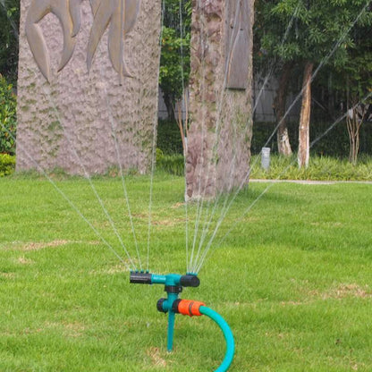 360 Automatic Rotating Sprinkler Irrigation Garden Lawn Courtyard Household Garden Water Adjustable Sprinkler Irrigate Tools KHAN SHOP LLC garden