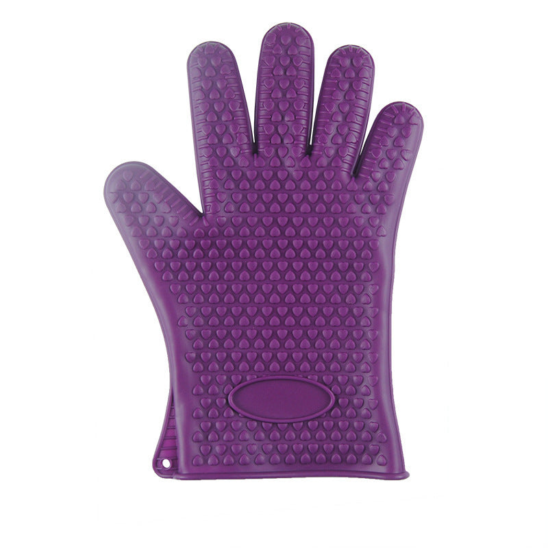 Food Grade Silicone Heat Resistant BBQ Glove  oven  The Khan Shop