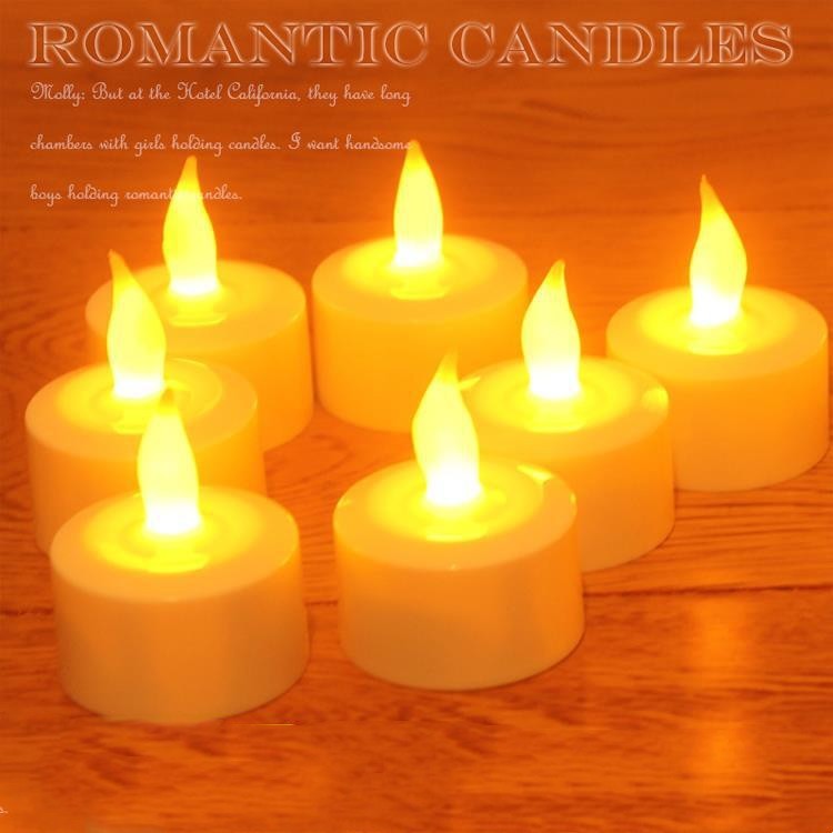12 LED Rechargeable Electronic Candles The Khan Shop