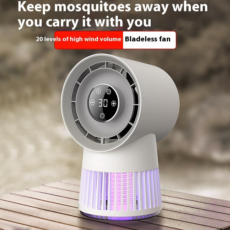 Creative 2-in-1 Mosquito Killing Mini Desk Fan Electric Mosquito Killer The Khan Shop