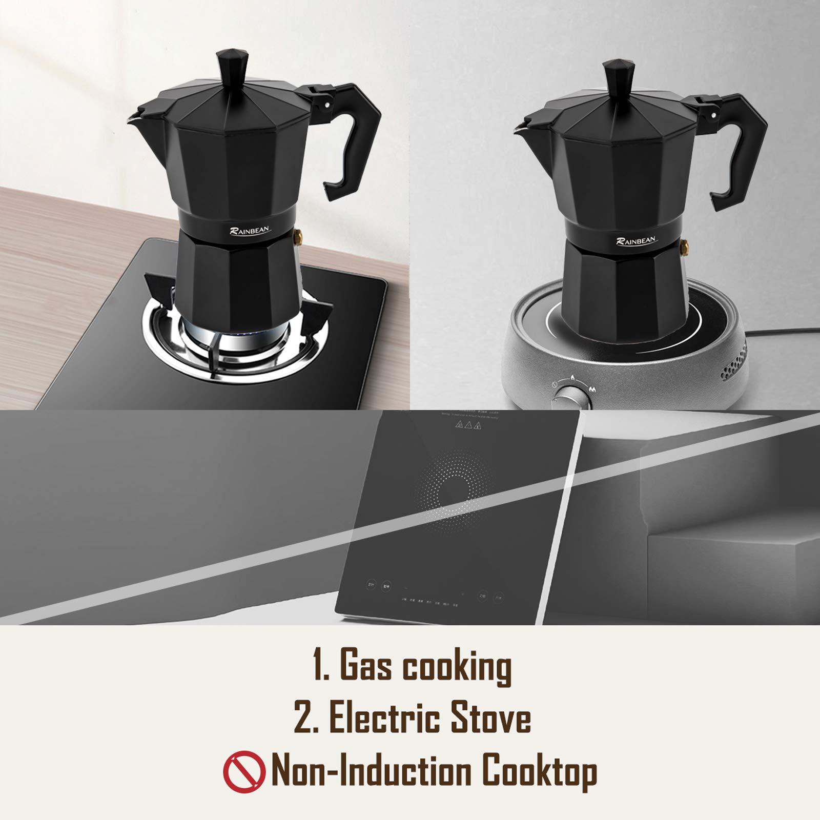 Stovetop Espresso Maker Espresso Cup Moka Pot Classic Cafe Maker  Coffee Maker  The Khan Shop