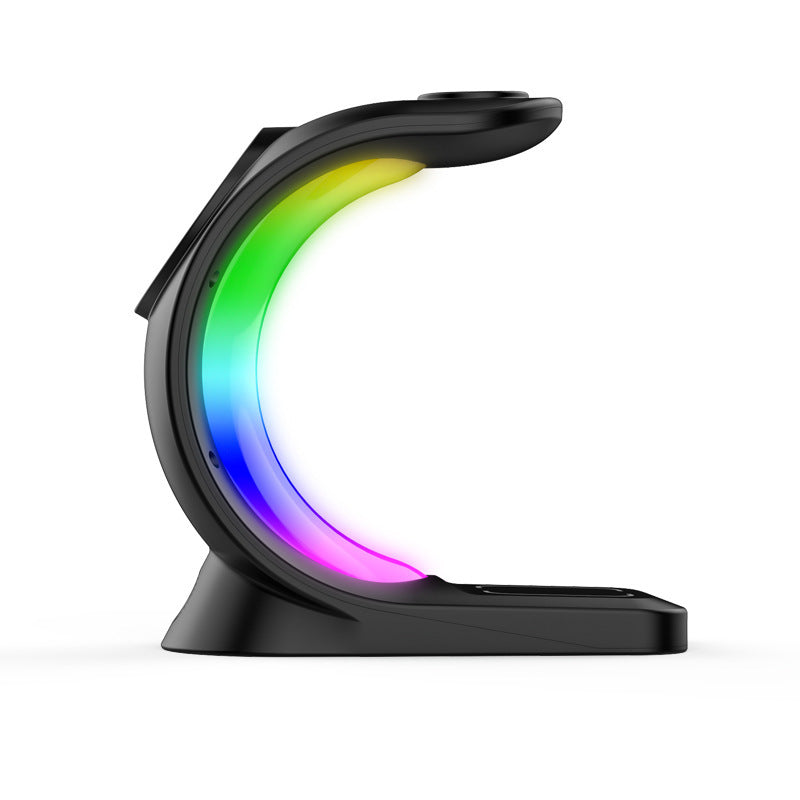 4 In 1 Magnetic Wireless Charger Fast Charging For Smart Phone Atmosphere Light The Khan Shop