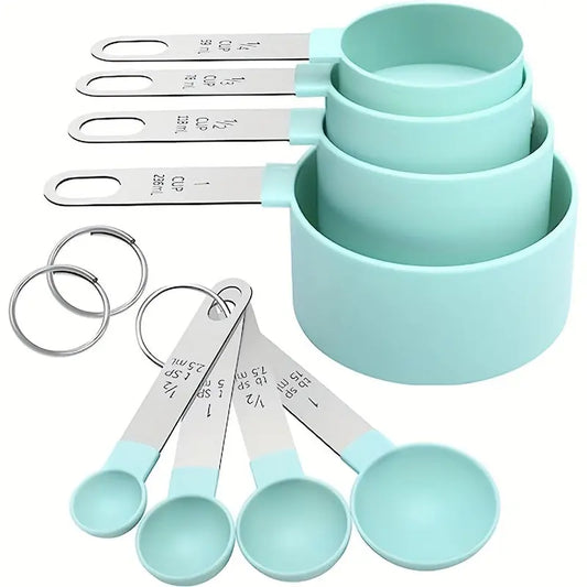 4/8pcs/set, Multifunctional Measuring Cups and Spoons Set -  Spoon Set & Cuttlery KHAN SHOP LLC 