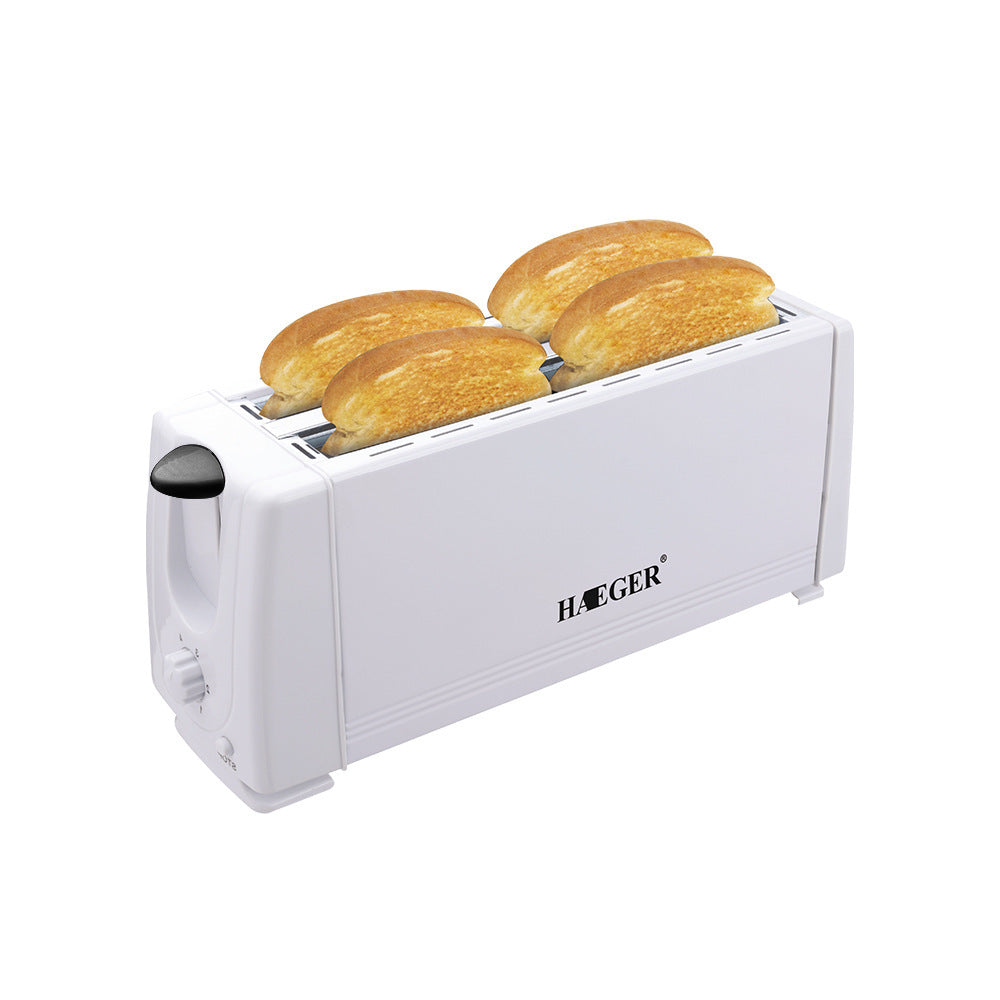 Solid color toaster breakfast toast toast toast  Toaster White-EU The Khan Shop