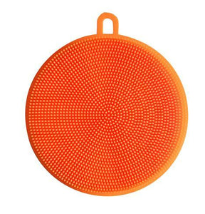 New Better Sponge Silicone Dishwashing Magic  Dishwasher orange The Khan Shop