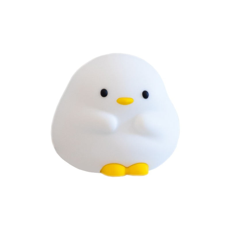 Cute Duck LED Night Lamp Cartoon Silicone USB Rechargeable Sleeping Light The Khan Shop