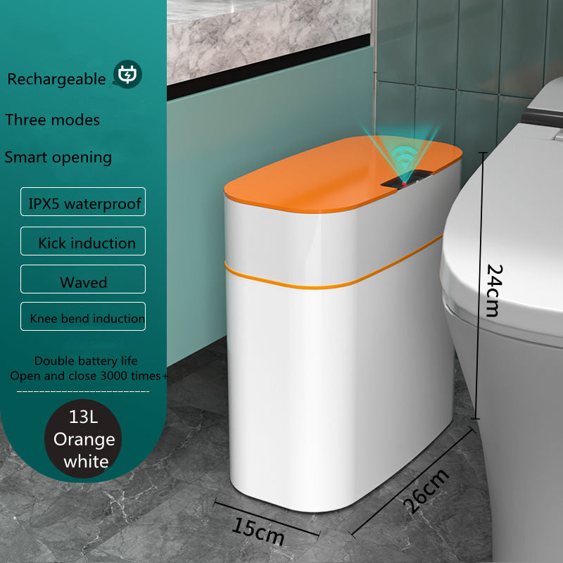 Smart Trash Can With Lid For Bedroom And Living Room The Khan Shop