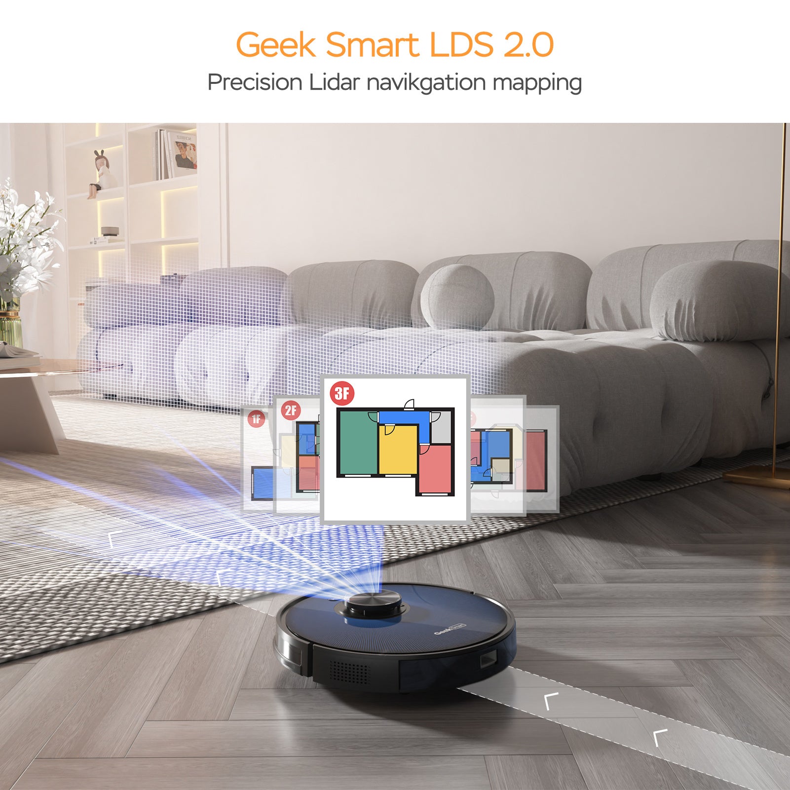 Geek Smart L7 Robot Vacuum Cleaner And Mop  Cleaning Tools  The Khan Shop