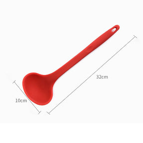 Non Stick Cookware 4piece Cooking Spoon And Shovel Tool  CookWare Red-Soup-ladle The Khan Shop