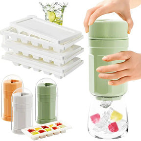 Twisting Ice Cup Rotating Release Ice Cube Trays Rotation The Khan Shop