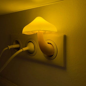 LED Night Light Mushroom Wall Socket Lamp  Wall Decoration  The Khan Shop