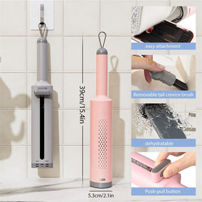 Rotatable Self-Squeeze Mini Mop With Crevice Brush Hand Wash-Free The Khan Shop