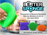 New Better Sponge Silicone Dishwashing Magic  Dishwasher 4-sets The Khan Shop