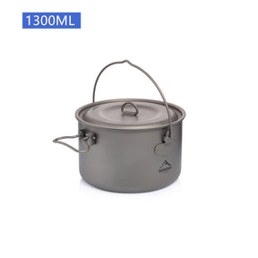 Ultra-light Foldable Outdoor Camping Cookware  CookWare Photo-Color-1300ml The Khan Shop