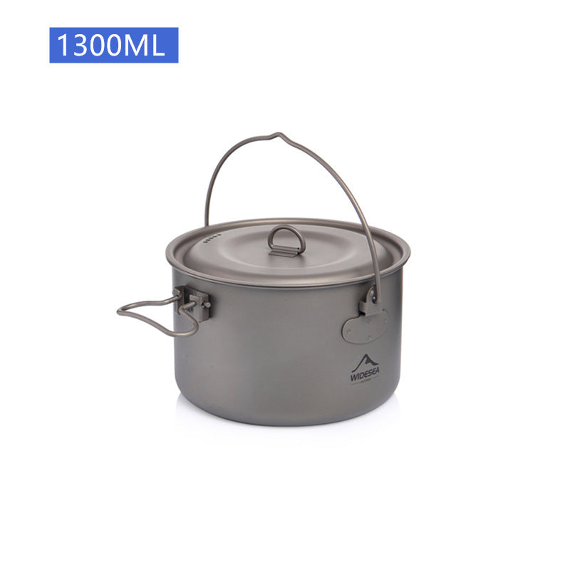 Ultra-light Foldable Outdoor Camping Cookware  CookWare Photo-Color-1300ml The Khan Shop