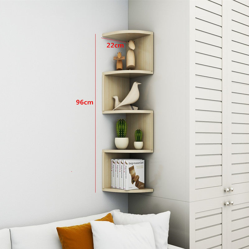 Wall Corner Shelf Corner Bookshelf Shelf Living Room  Wall Decoration  The Khan Shop