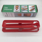 Automatic Scrolling Egg Rack Holder Storage Box Egg Basket  Cosmetics Organizer Red The Khan Shop