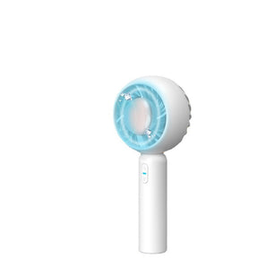 Mini Handheld Mute Fan Semiconductor Refrigeration Cooling Portable Air Conditioner  HOUSE HOLDS White-USB The Khan Shop