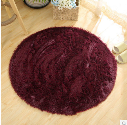 Fluffy Round Rug Carpets For Living Room Decor Faux Fur Carpet The Khan Shop