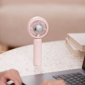 Mini Handheld Mute Fan Semiconductor Refrigeration Cooling Portable Air Conditioner  HOUSE HOLDS Pink-USB The Khan Shop