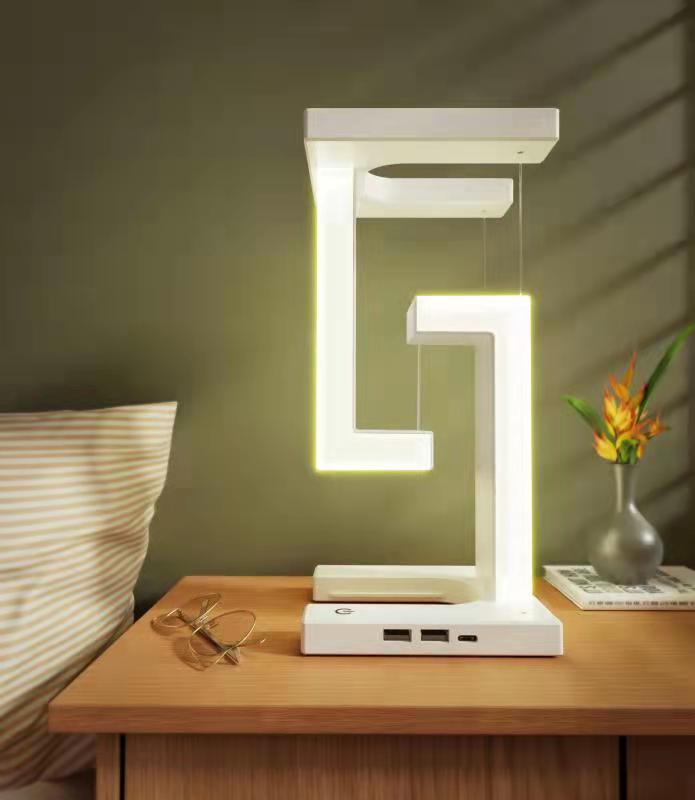 Creative Smartphone Wireless Charging Suspension Table Lamp The Khan Shop