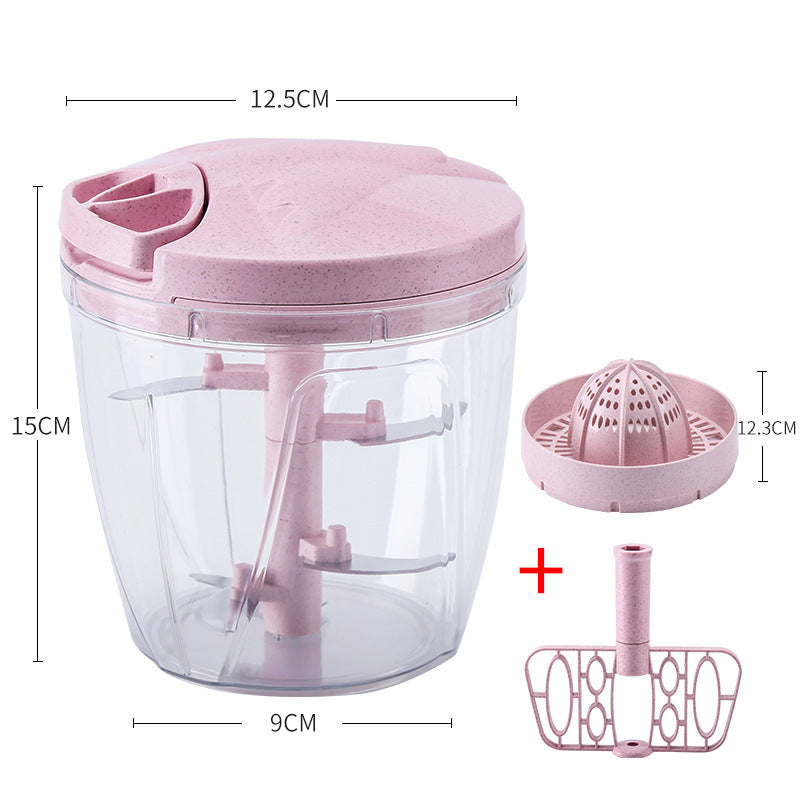 Hand-pulled Meat Grinder Household Small Stirrer Juicer  Portable Juicer Machine  The Khan Shop