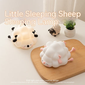 Cute Silicone Night Lights Sheep Cartoon Bedroom Lamp The Khan Shop