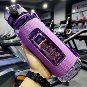 Portable Sport Water Bottles  DrinkWare Purple-450ml The Khan Shop