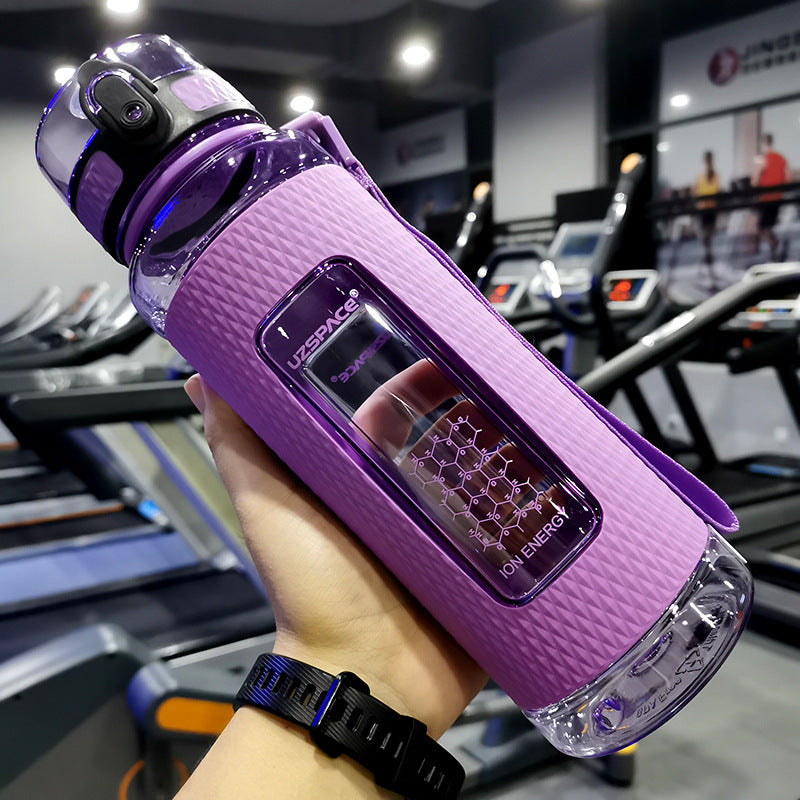 Portable Sport Water Bottles  DrinkWare Purple-450ml The Khan Shop