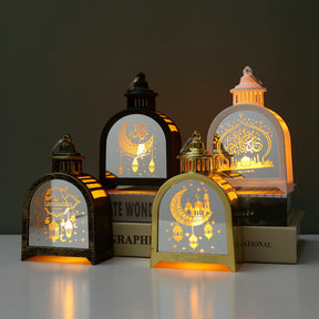 Arabian Lanterns Electronic Candles Decorative Ornaments The Khan Shop